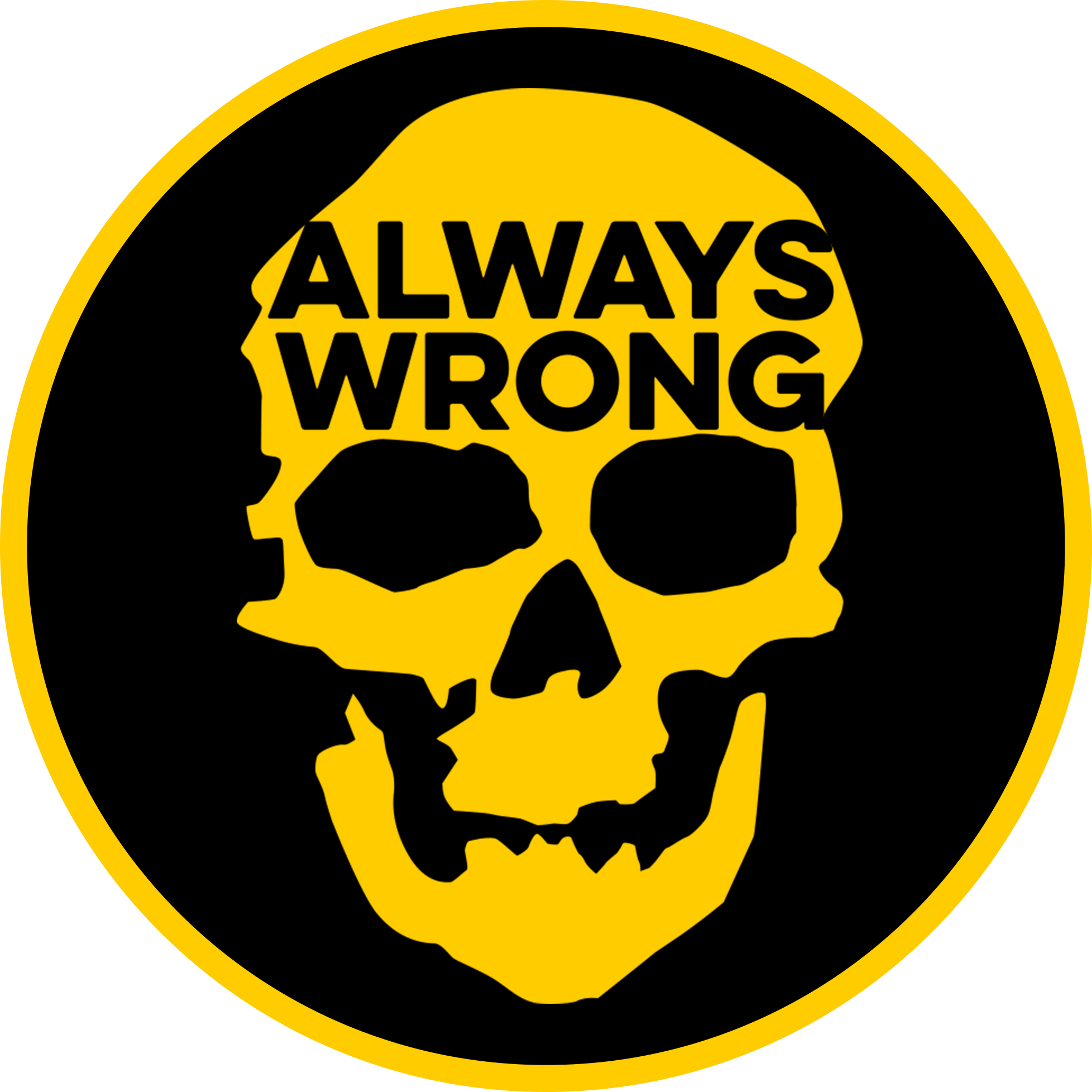 NEW: Customer is Always Wrong Skull Pin