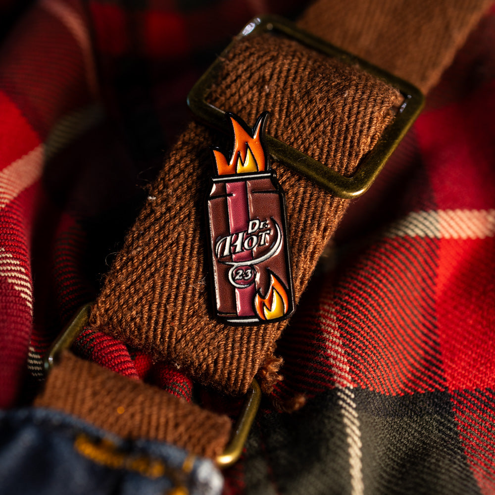 Hot Dr Pepper Pin