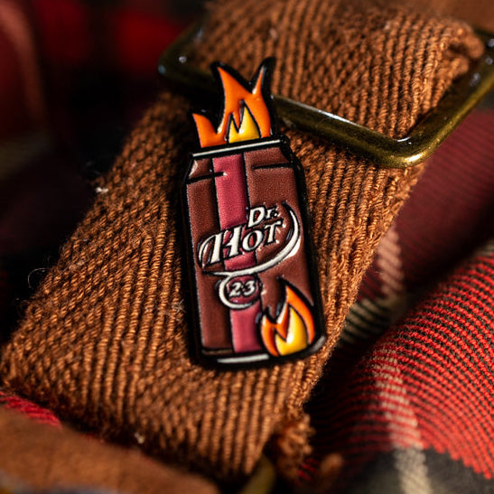 Hot Dr Pepper Pin