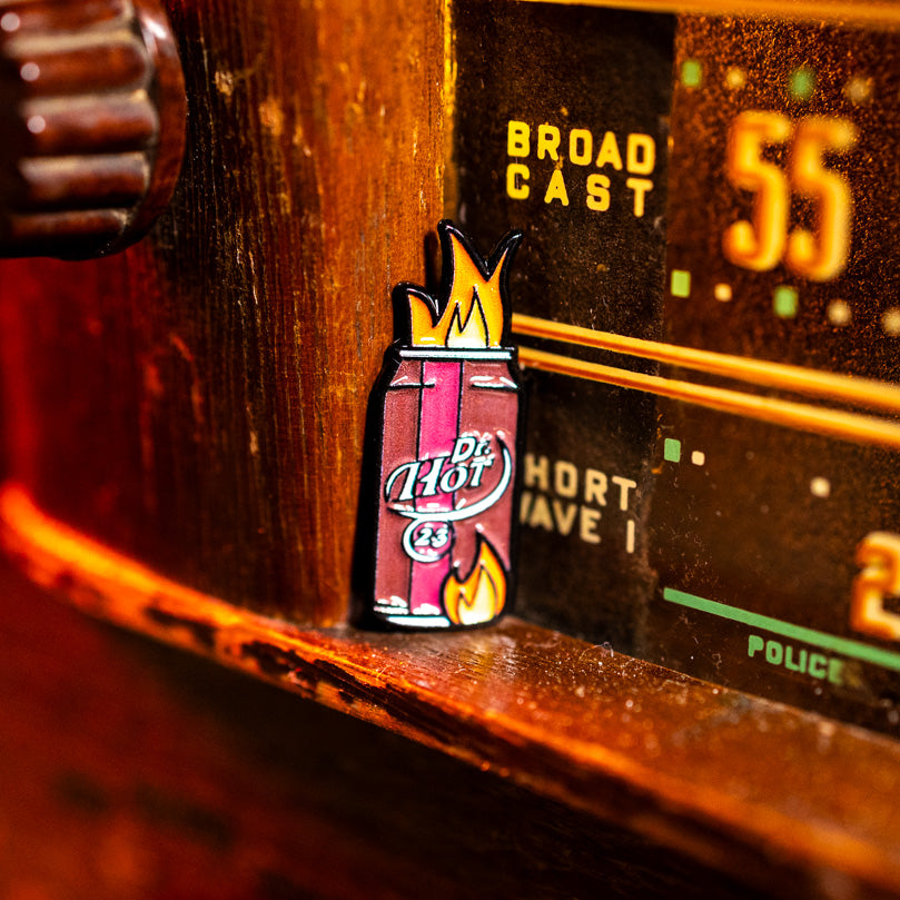Hot Dr Pepper Pin