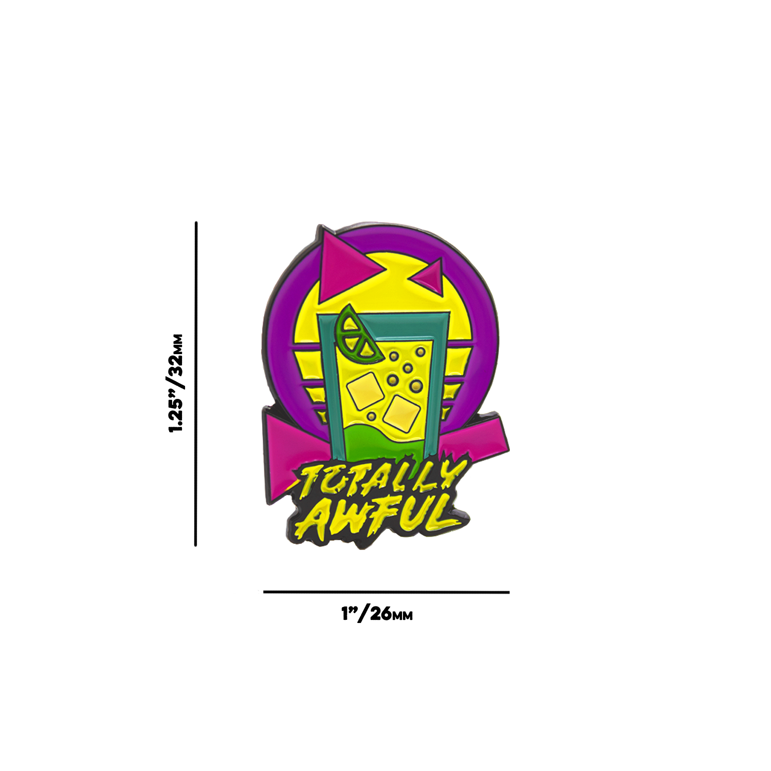 NEW: Totally Awful 80s Pin