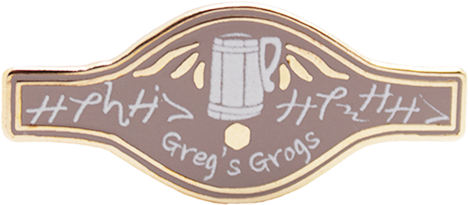 Greg's Grogs Pin