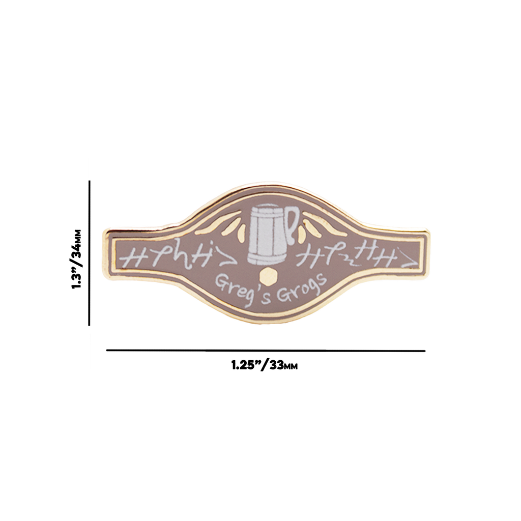 Greg's Grogs Pin
