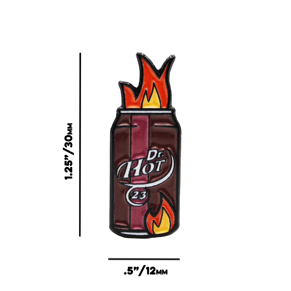 Hot Dr Pepper Pin