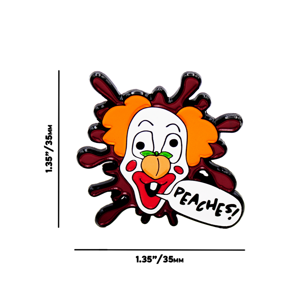 Peaches the Clown Pin